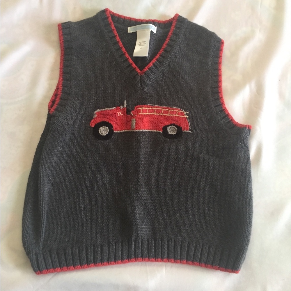 Janie and Jack Sweater Vest Boys 2T